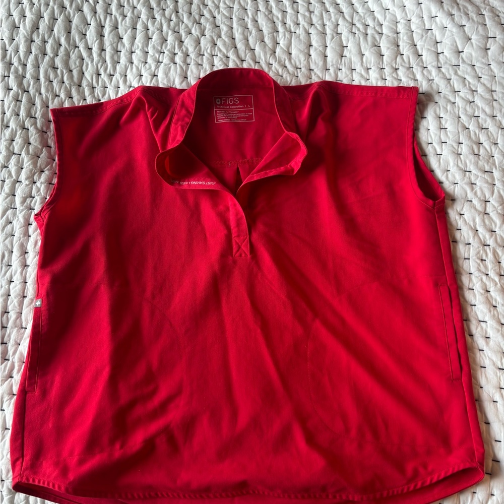 Figs Women's Red Top